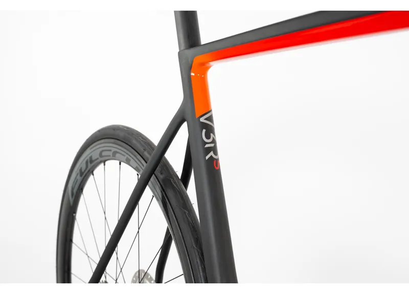 Colnago V3R-S Disc 2021 Frame Set  Carbon Red Orange Decals RZRD-2